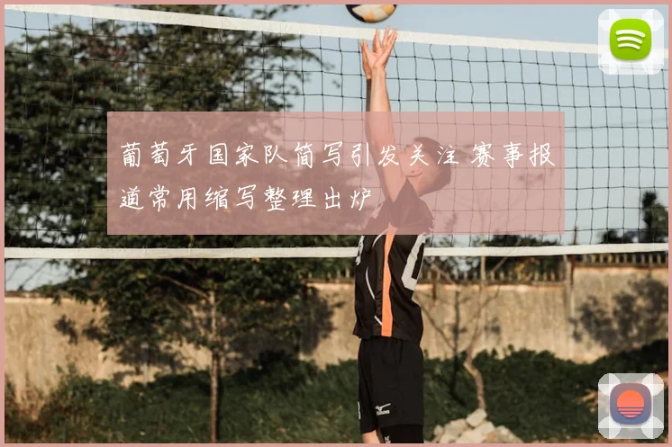 葡萄牙国家队简写引发关注 赛事报道常用缩写整理出炉